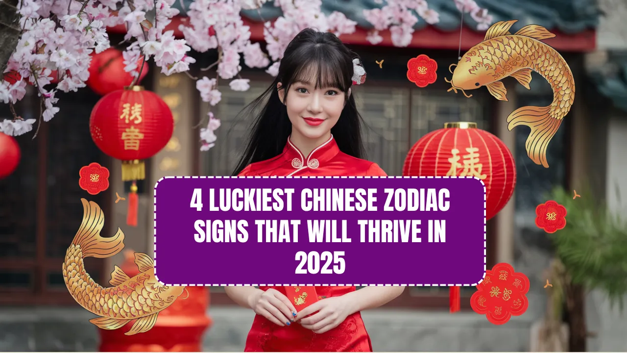 4 Luckiest Chinese Zodiac Signs That Will Thrive in 2025