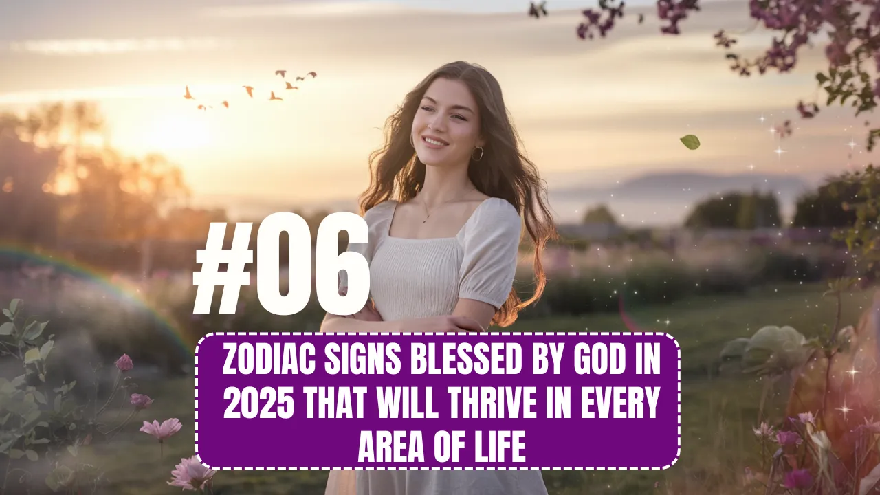 6 Zodiac Signs Blessed by God in 2025 That Will Thrive in Every Area of Life