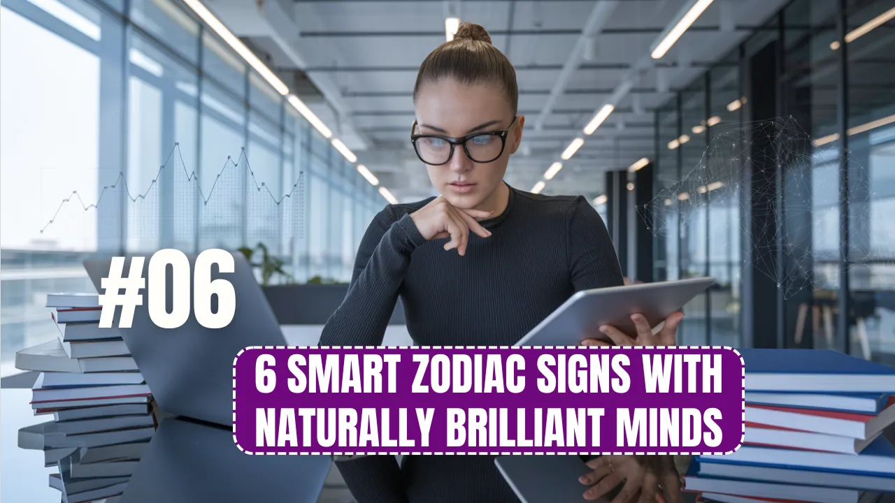 6 Smart Zodiac Signs With Naturally Brilliant Minds