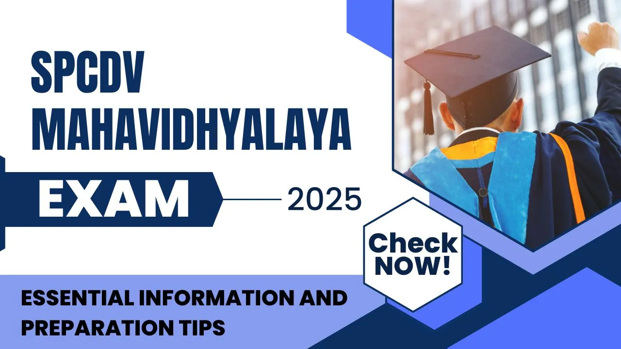 SPCDV Mahavidhyalaya Exam 2025