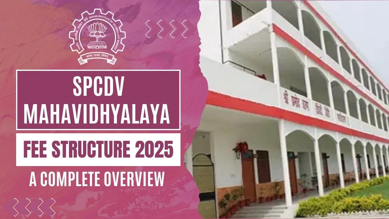 SPCDV Mahavidhyalaya Fee Structure 2025
