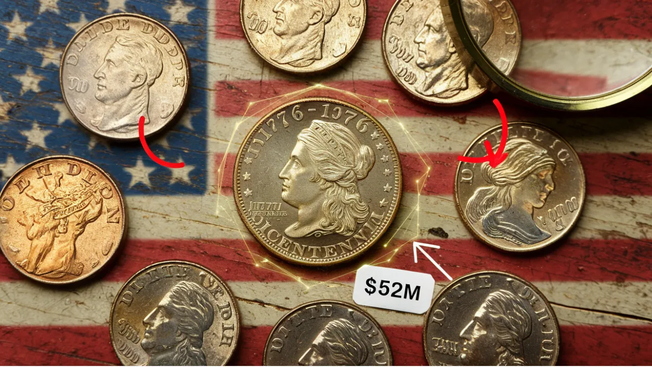 8 Rare Dimes and a Rare Bicentennial Quarter Worth $52 Million
